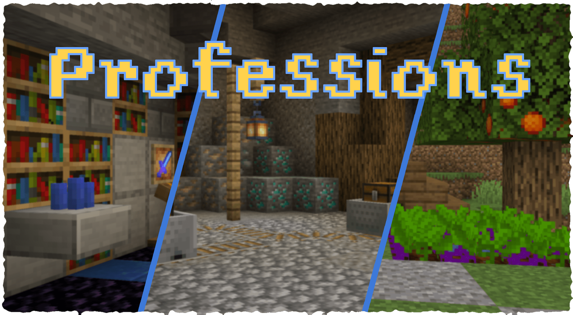 Professions Mod (1.19.2, 1.18.2) - Receive Rewards by Repeating Actions 1