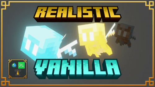 Realistic Vanilla Resource Pack (1.19.4, 1.19.2) – Texture Pack Thumbnail