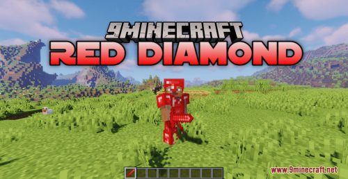 Red Diamond Resource Pack (1.20.6, 1.20.1) – Texture Pack Thumbnail