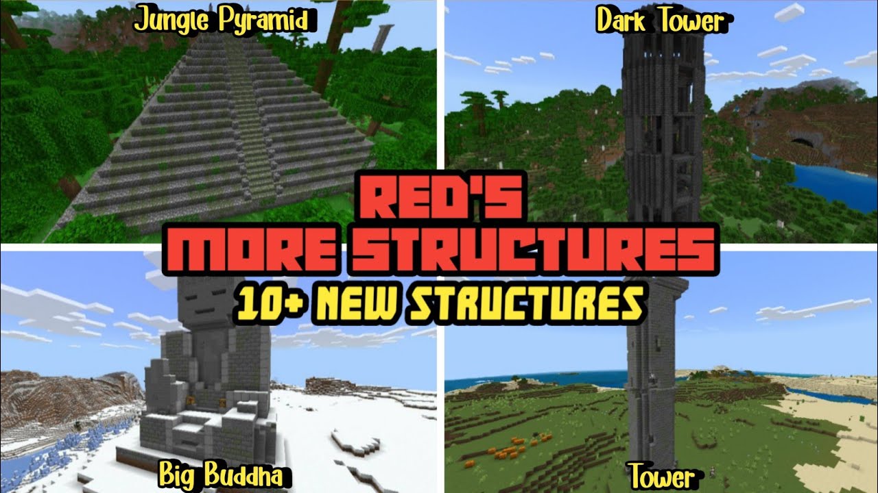 Red's More Structures Mod (1.20.1, 1.19.4) - Best for Adventure & Survival 2