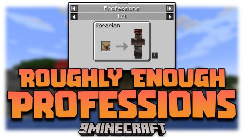 Roughly Enough Professions Mod (1.21, 1.20.1) – Additional Feature for REI Thumbnail