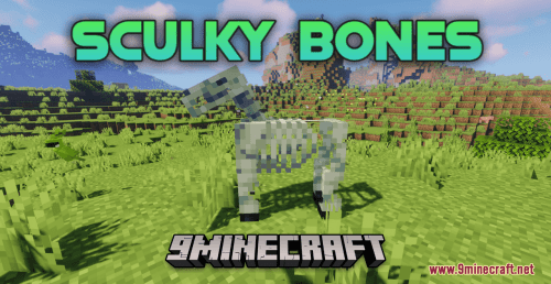 Sculky Bones Resource Pack (1.20.6, 1.20.1) – Texture Pack Thumbnail