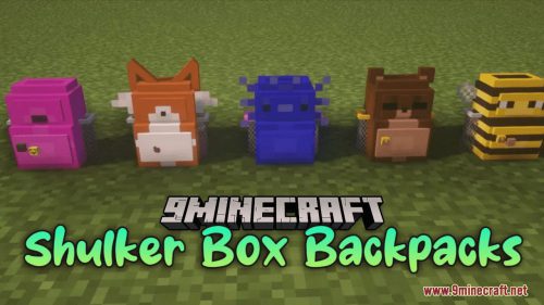 Shulker Box Backpacks Resource Pack (1.20.6, 1.20.1) – Texture Pack Thumbnail