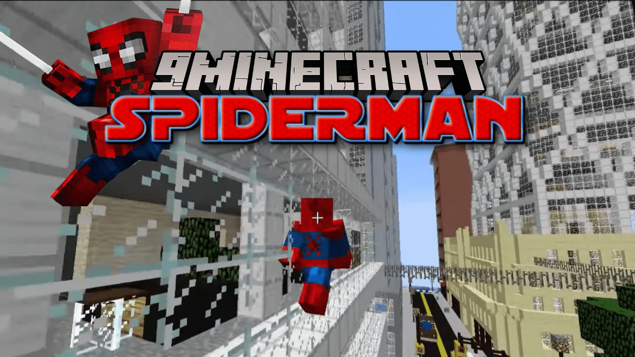 Spiderman in Vanilla Minecraft (1.21.1, 1.20.1) - Be A Hero of Your Own 1