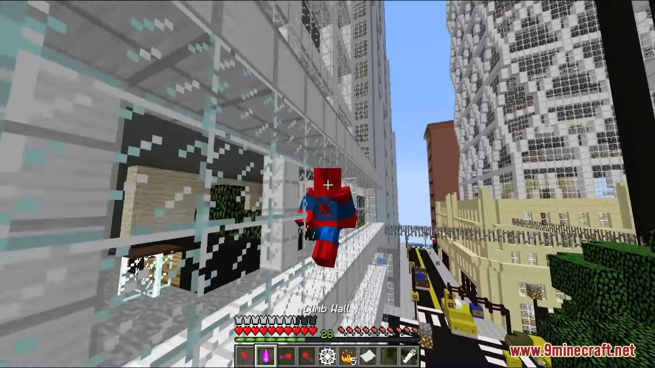 Spiderman in Vanilla Minecraft (1.21.1, 1.20.1) - Be A Hero of Your Own 11