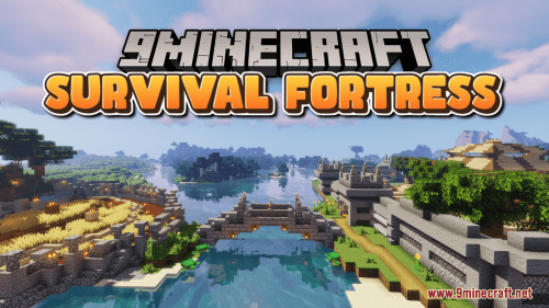 Survival Fortress Map (1.21.1, 1.20.1) – Your First Survival Base Thumbnail