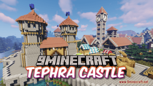 Tephra Castle Map (1.21.1, 1.20.1) – Castle and The Town of Noxshire Thumbnail