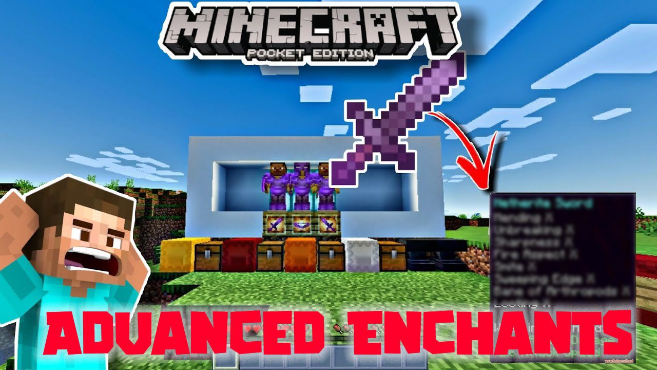 Advanced Enchants Addon (1.19) - MCPE/Bedrock Mod 1