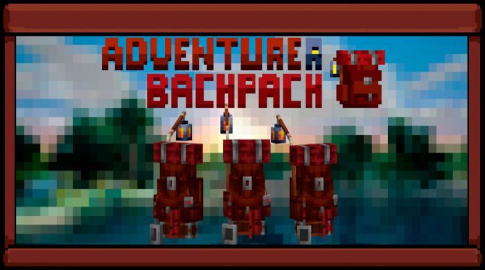 Adventurer Backpack Addon (1.19) - MCPE/Bedrock Mod 1