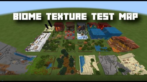 Biome Texture Test Map (1.19) – Java/Bedrock Edition Thumbnail