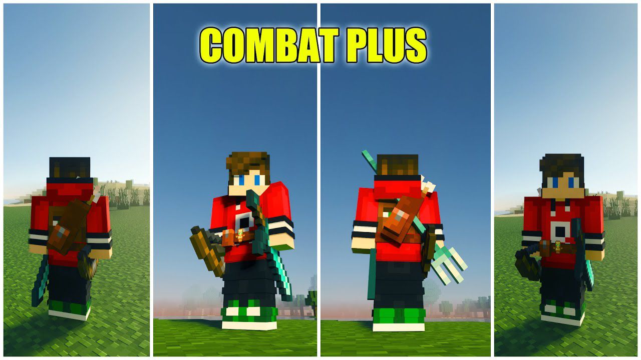 Combat Plus Texture Pack (1.20, 1.19) - Tool Belt for MCPE/Bedrock 1