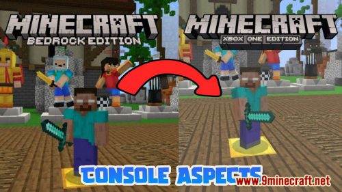 Console Aspects Texture Pack (1.19) – MCPE/Bedrock Thumbnail