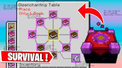 Disenchanter Table Addon (1.21, 1.20) – MCPE/Bedrock Mod Thumbnail