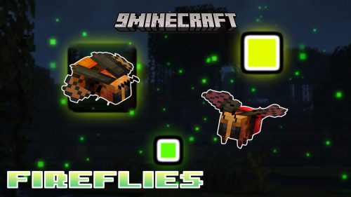 Fireflies Texture Pack (1.19) – MCPE/Bedrock Thumbnail