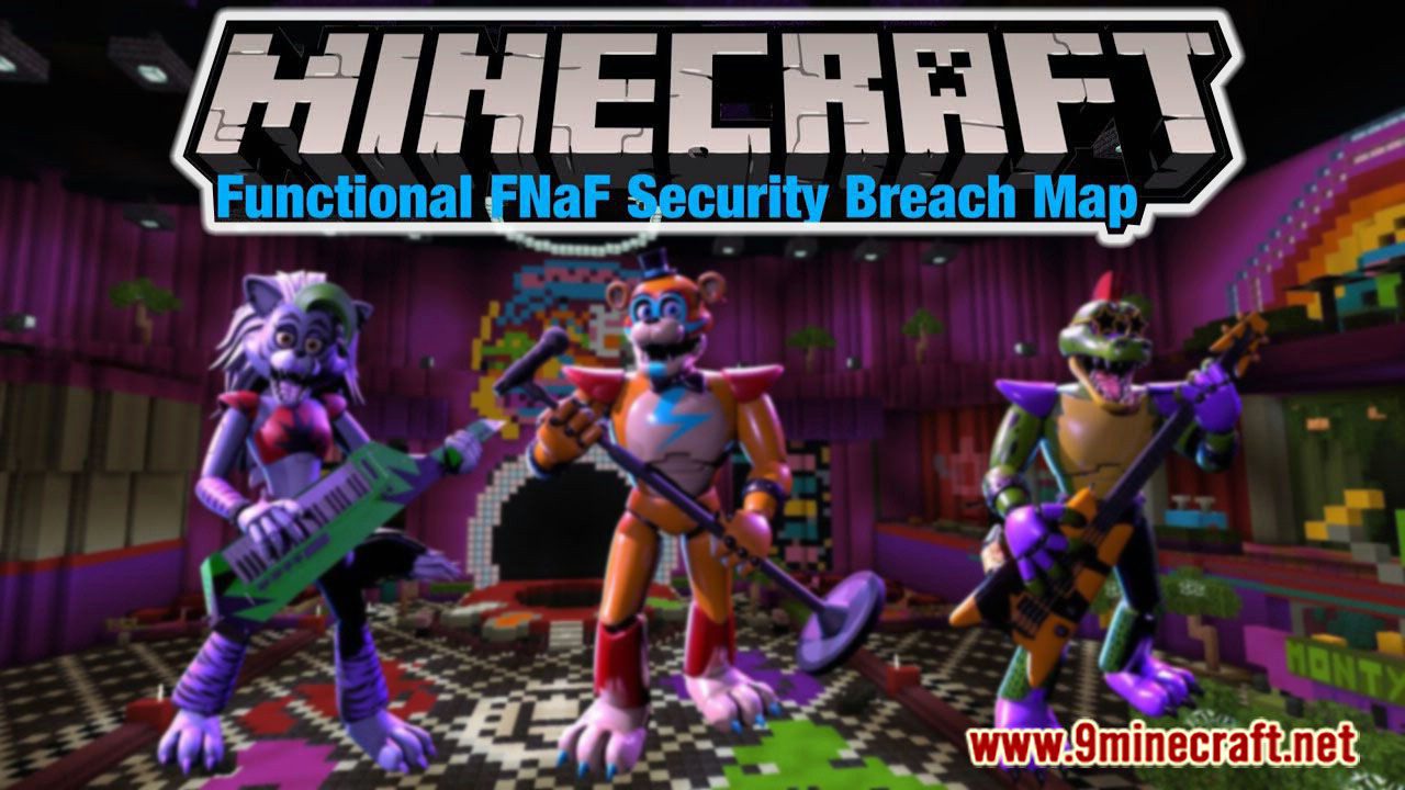 Functional FNaF Security Breach Map (1.19, 1.18) - MCPE/Bedrock 1