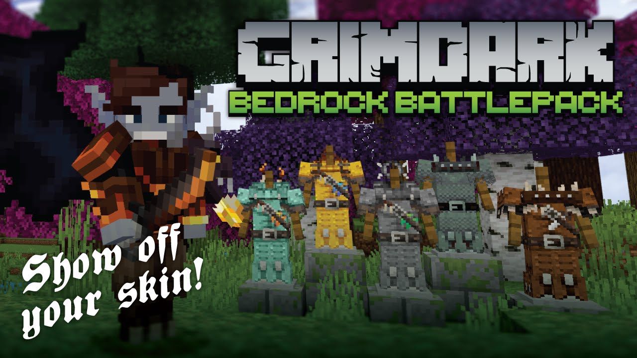 Grimdark Battlepack Texture Pack (1.19, 1.18) - MCPE/Bedrock 1