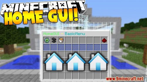 HomeGUI Plugin (1.16.5, 1.15.2) – Bukkit, Spigot, Paper Thumbnail