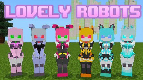 Lovely Robots Addon (1.19, 1.18) – MCPE/Bedrock Mod Thumbnail