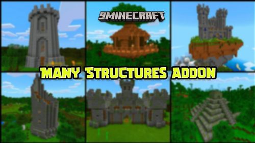 Many Structures Addon (1.19) – MCPE/Bedrock Mod Thumbnail