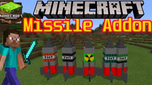 Missile and TNT Addon (1.19) – MCPE/Bedrock Mod Thumbnail