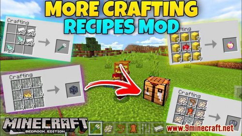 More Crafting Addon (1.19) – MCPE/Bedrock Mod Thumbnail