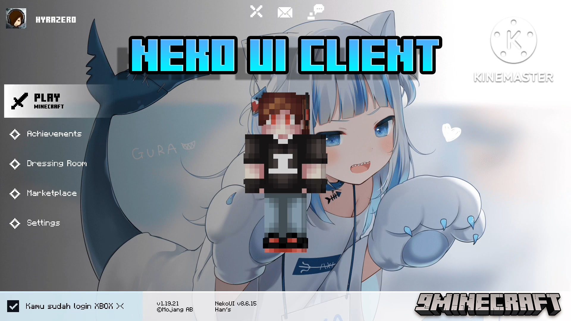 Neko UI Client V10 (1.19) - Custom UI, Auto Place, F1 Button 1
