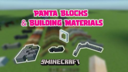 PANTA Blocks & Building Materials Addon (1.19) – MCPE/Bedrock Mod Thumbnail