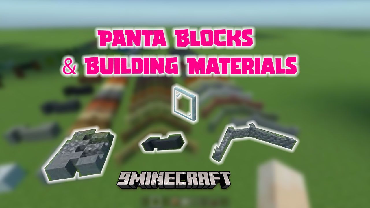 PANTA Blocks & Building Materials Addon (1.19) - MCPE/Bedrock Mod 1