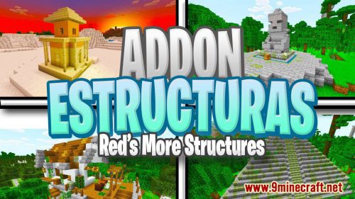 Red’s More Structures Addon (1.19, 1.18) – MCPE/Bedrock Mod Thumbnail
