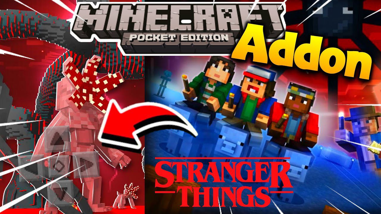 Stranger Things Addon (1.20, 1.19) - MCPE/Bedrock Mod 1