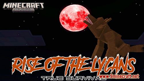 True Survival – Rise of the Lycans Addon (1.19) – MCPE/Bedrock Mod Thumbnail