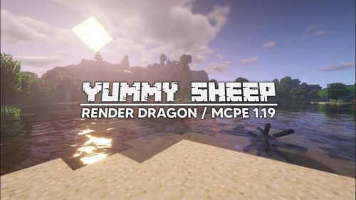 Yummy Sheep Shader (1.19) – MCPE/Bedrock Thumbnail