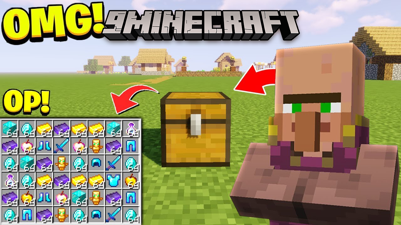 Villagers Chests Contain Op Loots Data Pack (1.20.6, 1.20.1) - Villagers Chests Are Op! 1