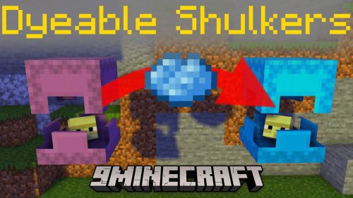 WASD Dyeable Shulkers Data Pack (1.20.6, 1.20.1) – Skulkers With Colors! Thumbnail
