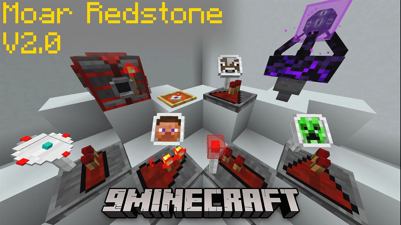 WASD Moar Redstone Data Pack (1.20.6, 1.20.1) - More Redstone Devices! 1