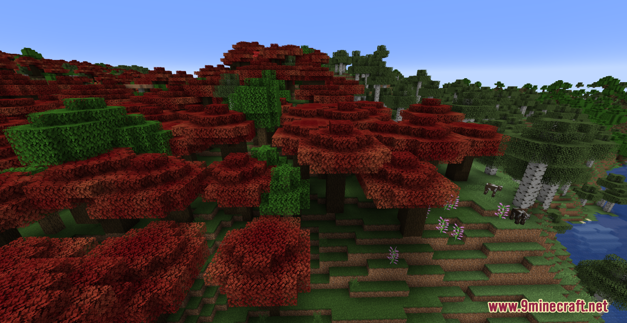 XXVI's Multicolored Dark Oak Leaves Resource Pack (1.20.6, 1.20.1) - Texture Pack 4