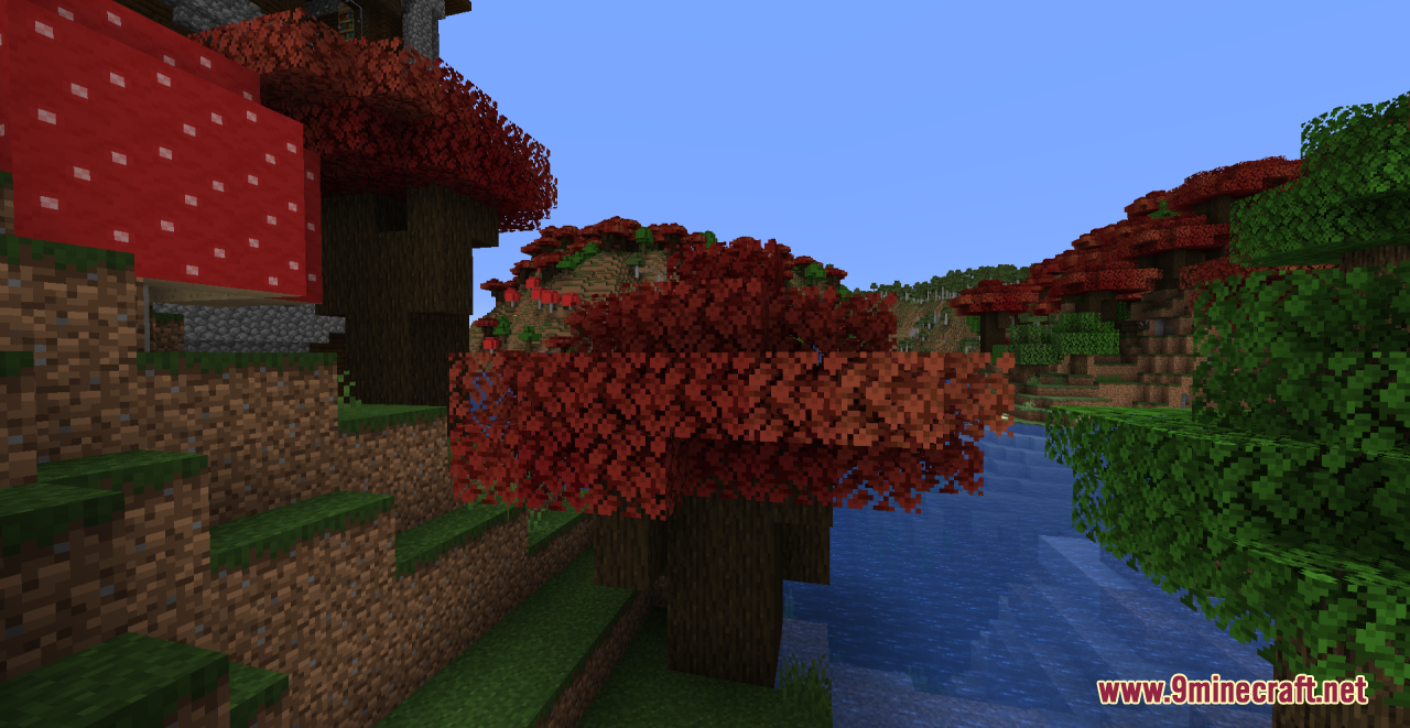 XXVI's Multicolored Dark Oak Leaves Resource Pack (1.20.6, 1.20.1) - Texture Pack 8