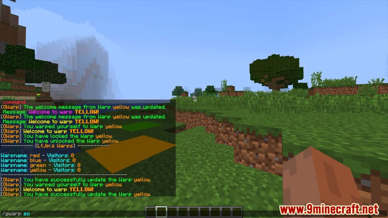 GWarp Plugin (1.19, 1.18) – Spigot 10