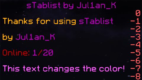 sTablist Plugin (1.12.2) – Spigot 6