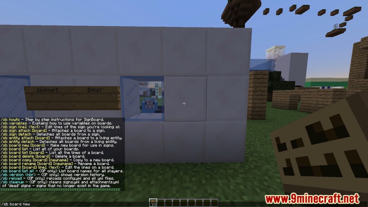 SignBoard Plugin (1.19.1, 1.18.2) – Bukkit, Spigot, Paper 4