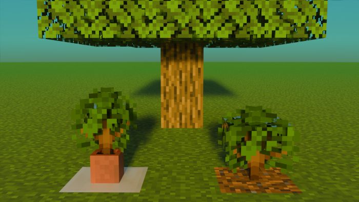 Better Saplings & Mushrooms Texture Pack (1.21, 1.20) - MCPE/Bedrock 2