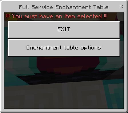 Full Service Enchanting Addon (1.19) - MCPE/Bedrock Mod 2