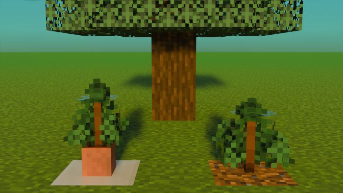 Better Saplings & Mushrooms Texture Pack (1.21, 1.20) - MCPE/Bedrock 3