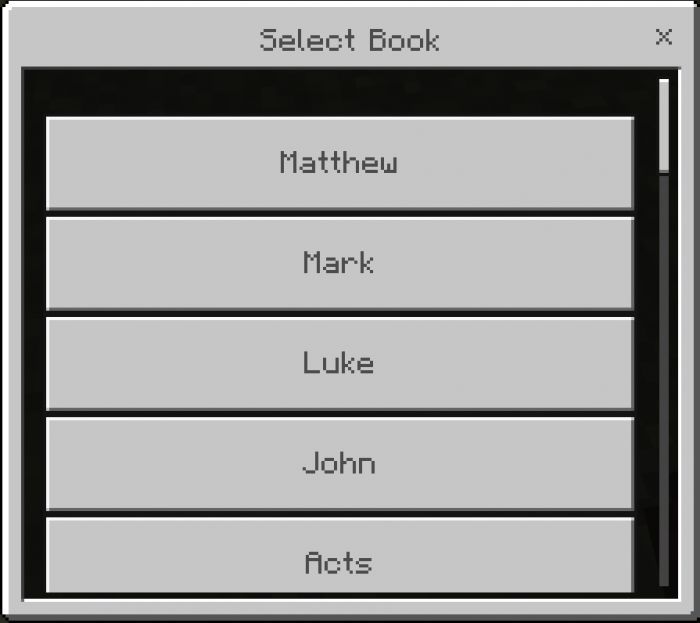 Bible Addon (1.19) - MCPE/Bedrock Mod 3