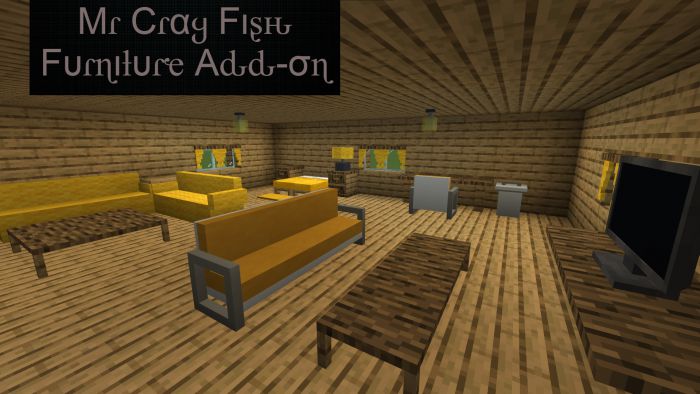 MrCrayfish's Furniture Addon (1.19) - MCPE/Bedrock Mod 3