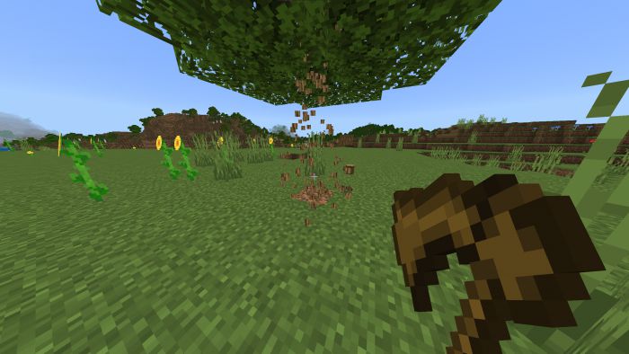 TreeCapitator Addon (1.19) - MCPE/Bedrock Lumberjack Mod 4