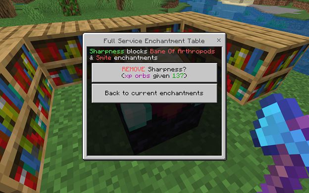 Full Service Enchanting Addon (1.19) - MCPE/Bedrock Mod 21