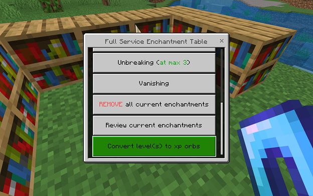 Full Service Enchanting Addon (1.19) - MCPE/Bedrock Mod 22