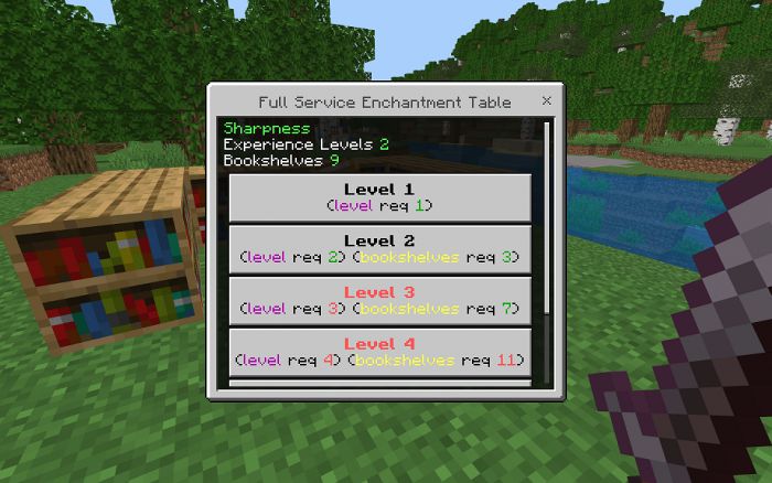 Full Service Enchanting Addon (1.19) - MCPE/Bedrock Mod 28