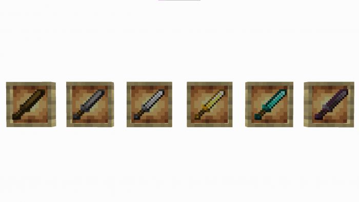 Weapons And Tools Survival Expansion Addon (1.20, 1.19) - More Swords Mod 29